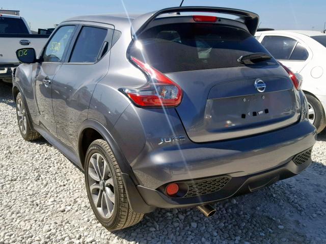 JN8AF5MR3HT704605 - 2017 NISSAN JUKE S CHARCOAL photo 3