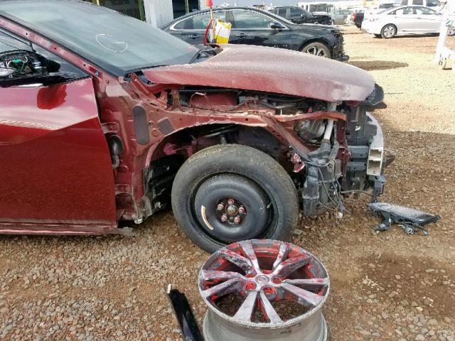 1N4AA6AP7GC442241 - 2016 NISSAN MAXIMA 3.5 RED photo 9