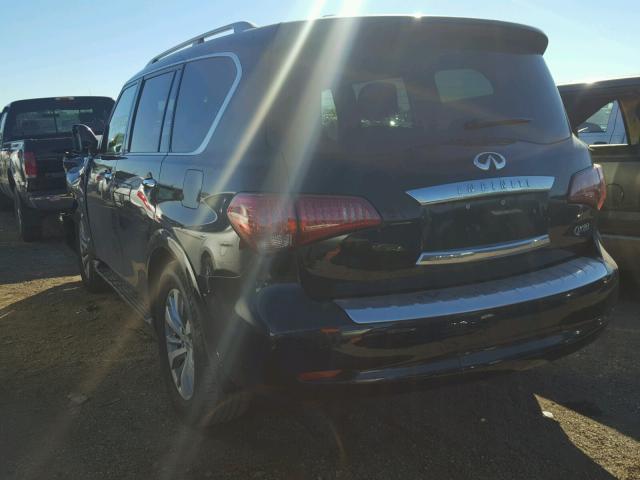 JN8AZ2NE5H9152328 - 2017 INFINITI QX80 BASE BLACK photo 3