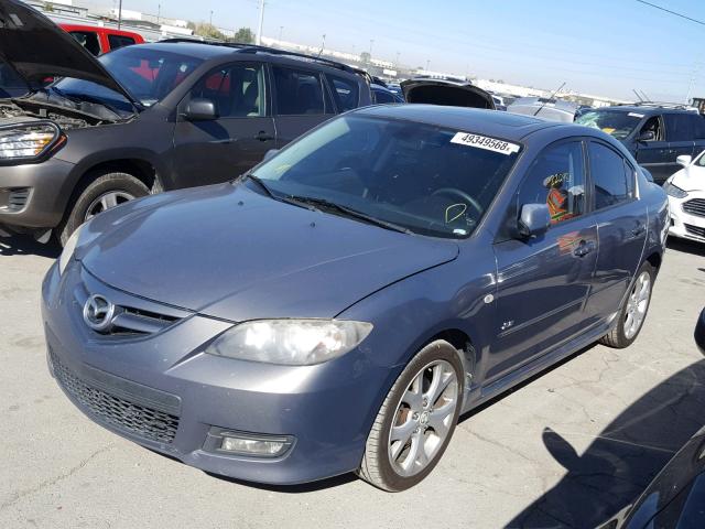 JM1BK323571683474 - 2007 MAZDA 3 S GRAY photo 2