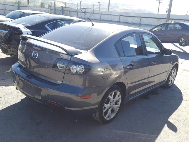 JM1BK323571683474 - 2007 MAZDA 3 S GRAY photo 4