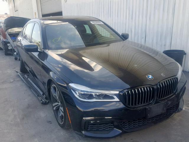 WBA7F0C59JGM23346 - 2018 BMW 750 I BLACK photo 1