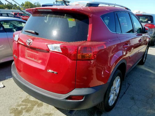 2T3YFREV9DW011946 - 2013 TOYOTA RAV4 LIMIT RED photo 4