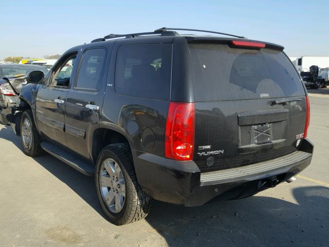 1GKFK13018R259131 - 2008 GMC YUKON BLACK photo 3