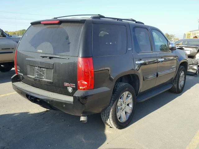 1GKFK13018R259131 - 2008 GMC YUKON BLACK photo 4