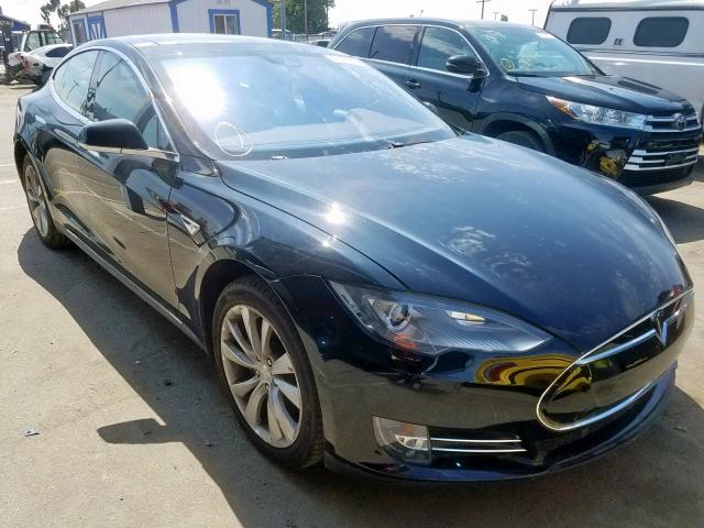 5YJSA1E22GF127897 - 2016 TESLA MODEL S أسود صورة 1