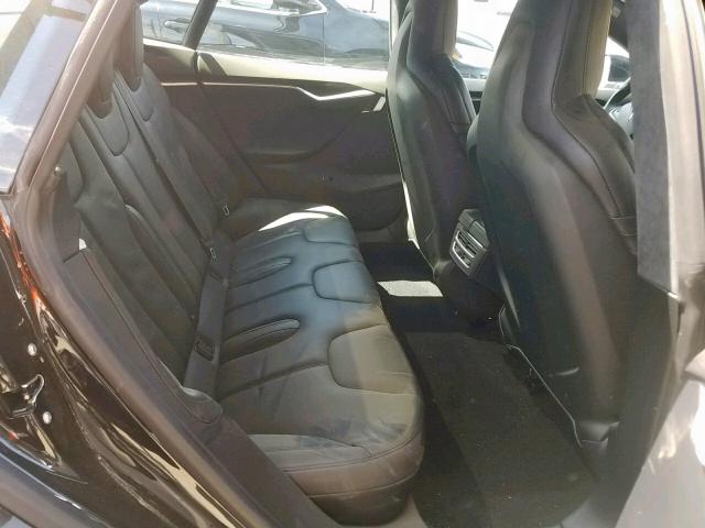 5YJSA1E22GF127897 - 2016 TESLA MODEL S أسود صورة 6