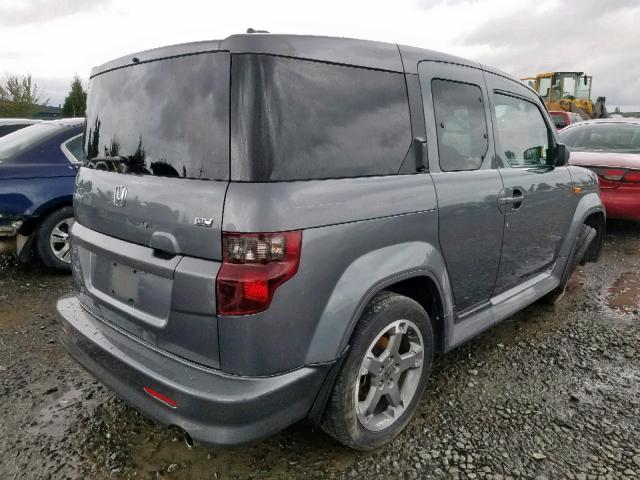 5J6YH18909L001420 - 2009 HONDA ELEMENT SC CHARCOAL photo 4