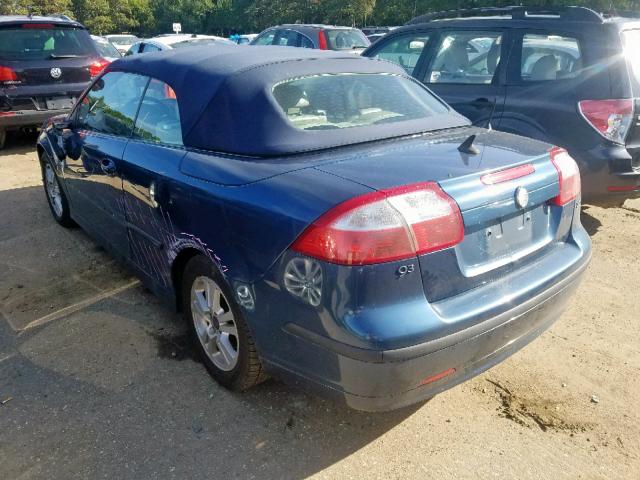 YS3FD75YX66005453 - 2006 SAAB 9-3 BLUE photo 3