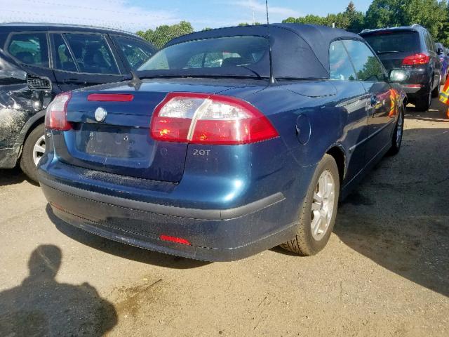 YS3FD75YX66005453 - 2006 SAAB 9-3 BLUE photo 4