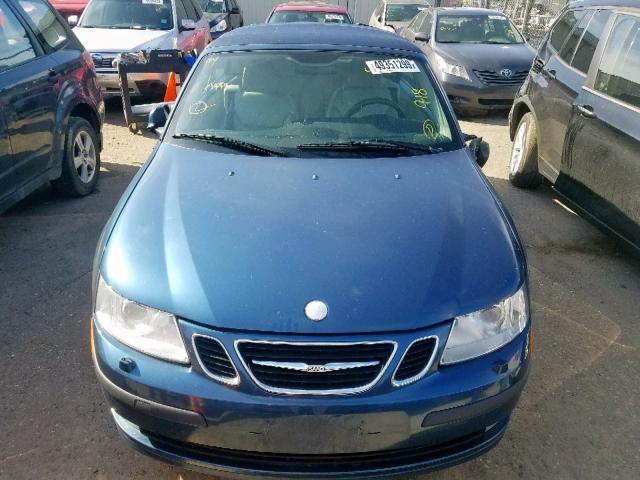 YS3FD75YX66005453 - 2006 SAAB 9-3 BLUE photo 9