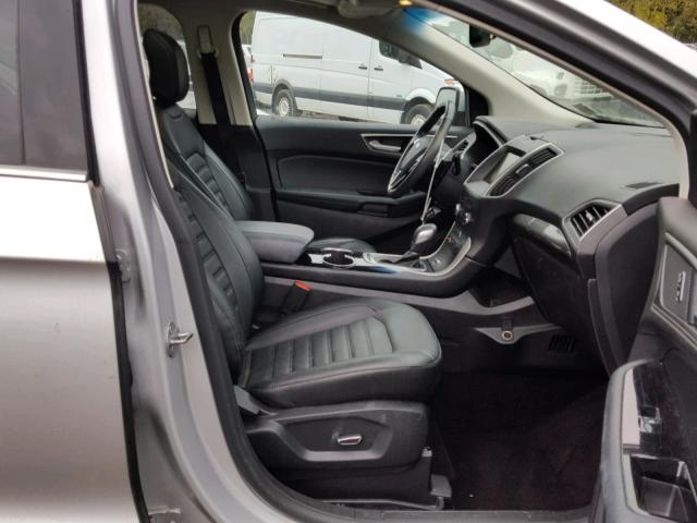 2FMTK4J8XFBC18713 - 2015 FORD EDGE SEL SILVER photo 5