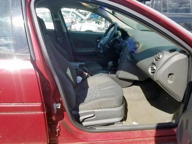 2G2WP522141149565 - 2004 PONTIAC GRAND PRIX RED photo 5