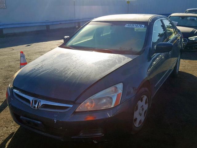 JHMCM564X6C001042 - 2006 HONDA ACCORD LX BLUE photo 2