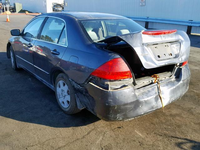 JHMCM564X6C001042 - 2006 HONDA ACCORD LX BLUE photo 3