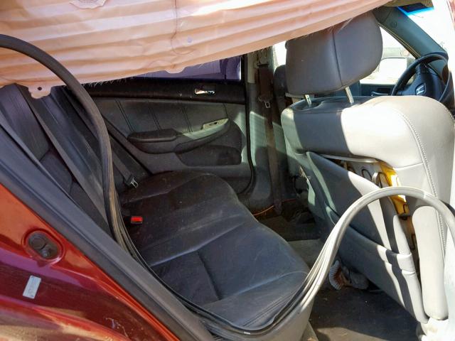 1HGCM66544A086633 - 2004 HONDA ACCORD EX MAROON photo 6