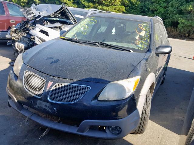 5Y2SL65888Z402745 - 2008 PONTIAC VIBE BLACK photo 2