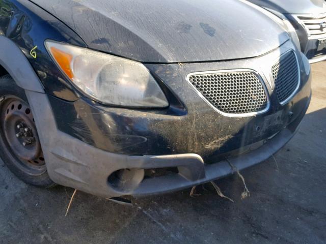 5Y2SL65888Z402745 - 2008 PONTIAC VIBE BLACK photo 9