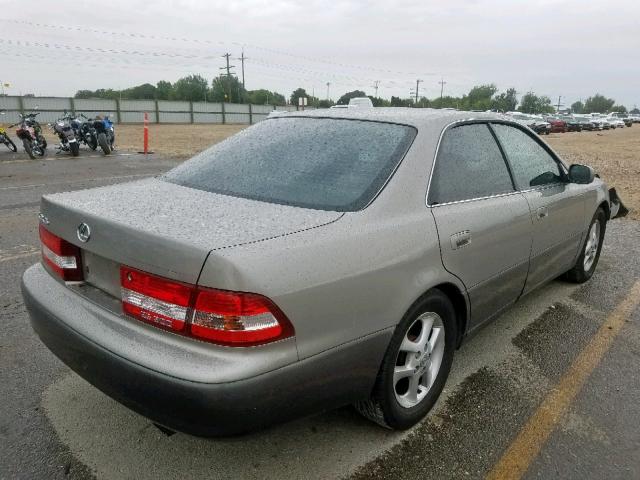 JT8BF28G3Y0253215 - 2000 LEXUS ES 300 GRAY photo 4