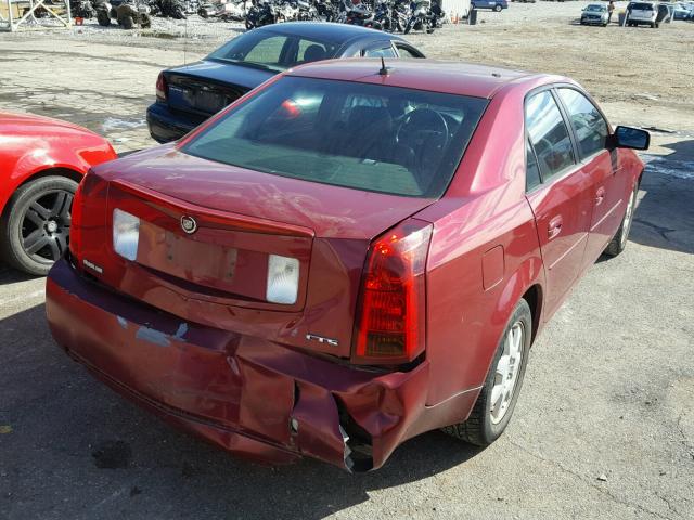 1G6DP567150170277 - 2005 CADILLAC CTS HI FEA MAROON photo 4