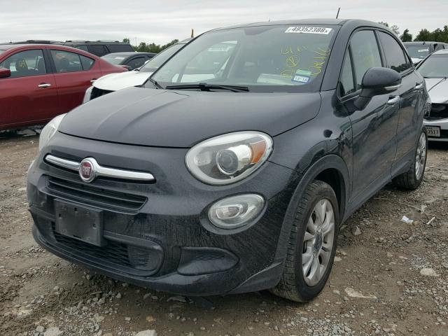 ZFBCFXBT0GP332597 - 2016 FIAT 500X EASY BLACK photo 2