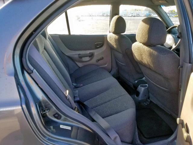 KMHCG45C22U402094 - 2002 HYUNDAI ACCENT GL GRAY photo 6