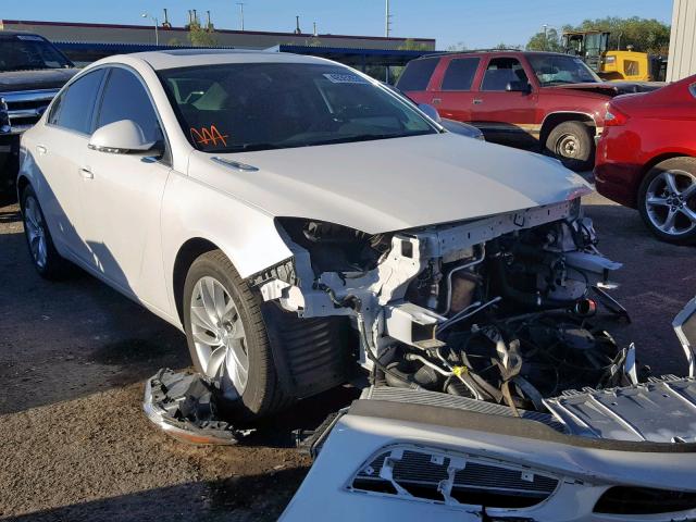 2G4GR5GX9H9139433 - 2017 BUICK REGAL PREM WHITE photo 1