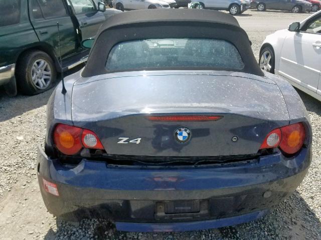 4USBT33493LR66800 - 2003 BMW Z4 2.5 BLACK photo 6