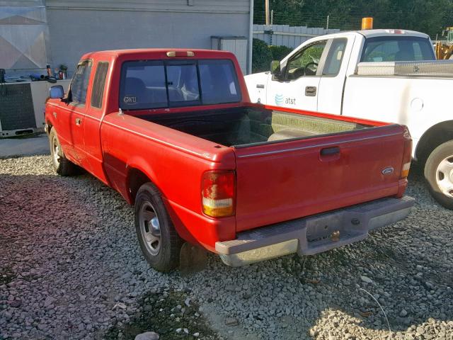 1FTCR14A1SPA09697 - 1995 FORD RANGER SUP RED photo 3