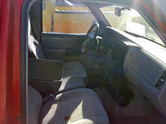 1FTCR14A1SPA09697 - 1995 FORD RANGER SUP RED photo 5