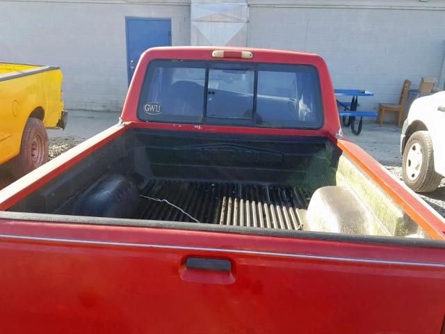 1FTCR14A1SPA09697 - 1995 FORD RANGER SUP RED photo 6