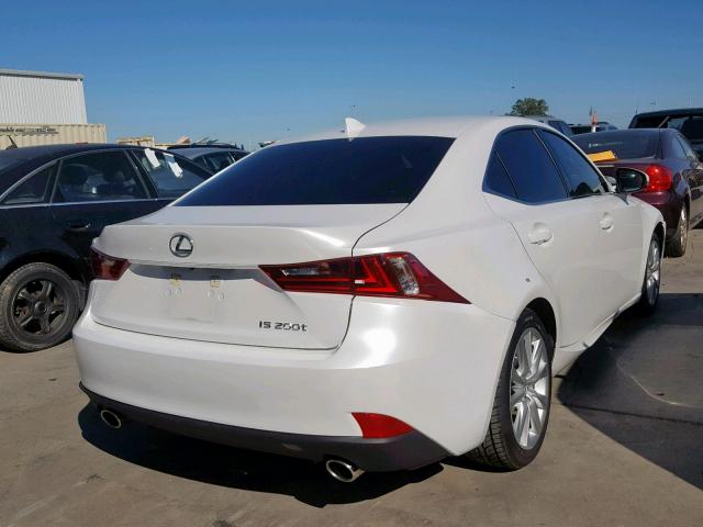 JTHBA1D27G5037534 - 2016 LEXUS IS 200T WHITE photo 4