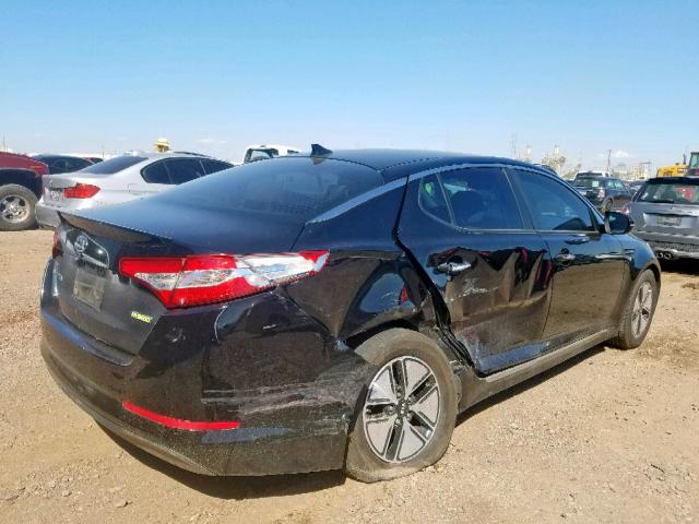 KNAGM4AD5B5005824 - 2011 KIA OPTIMA HYB BLACK photo 4