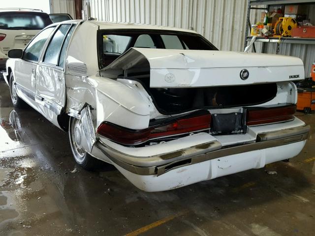 1G4BN52P2SR423836 - 1995 BUICK ROADMASTER WHITE photo 3