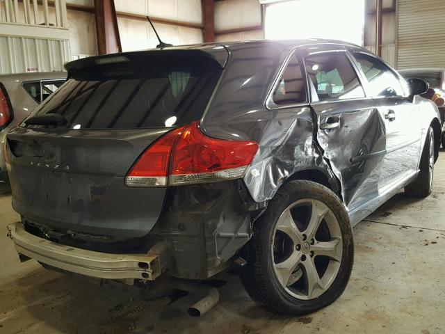 4T3ZK11AX9U007349 - 2009 TOYOTA VENZA BASE CHARCOAL photo 4