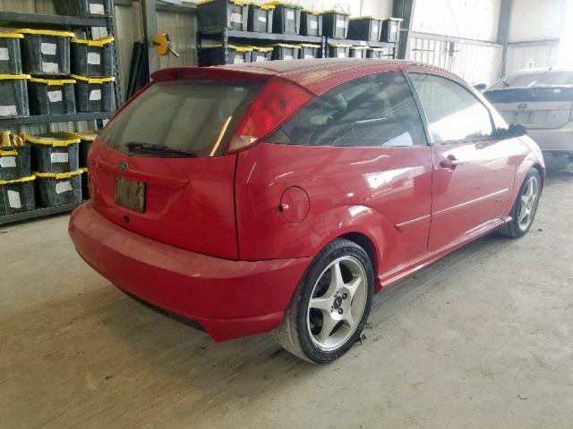 3FAHP39523R140446 - 2003 FORD FOCUS SVT RED photo 4