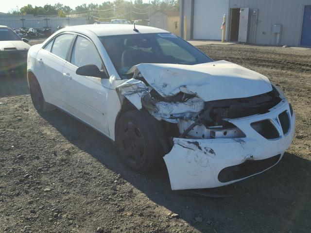 1G2ZF57B684154313 - 2008 PONTIAC G6 VALUE L WHITE photo 1