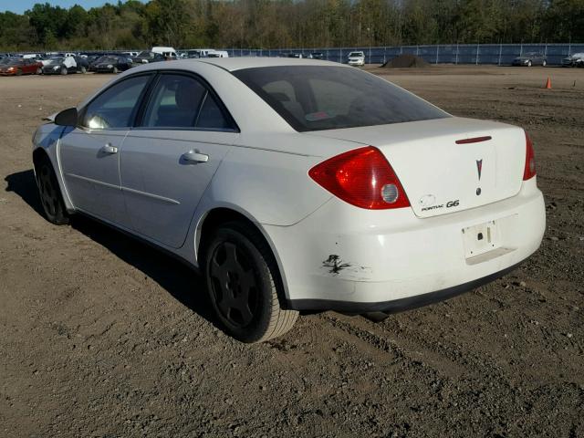 1G2ZF57B684154313 - 2008 PONTIAC G6 VALUE L WHITE photo 3