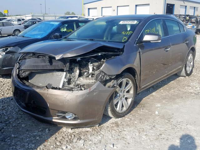 1G4GC5EG7AF278459 - 2010 BUICK LACROSSE C TAN photo 2