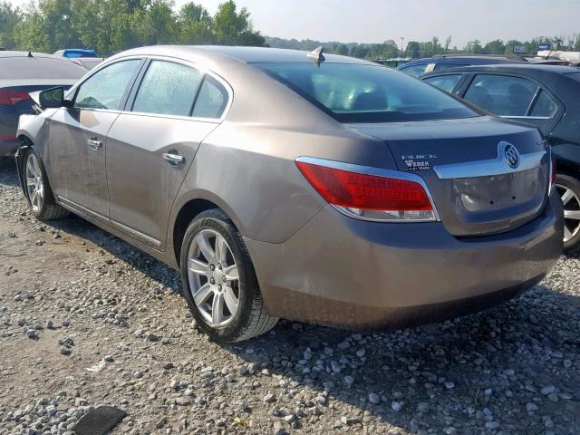 1G4GC5EG7AF278459 - 2010 BUICK LACROSSE C TAN photo 3