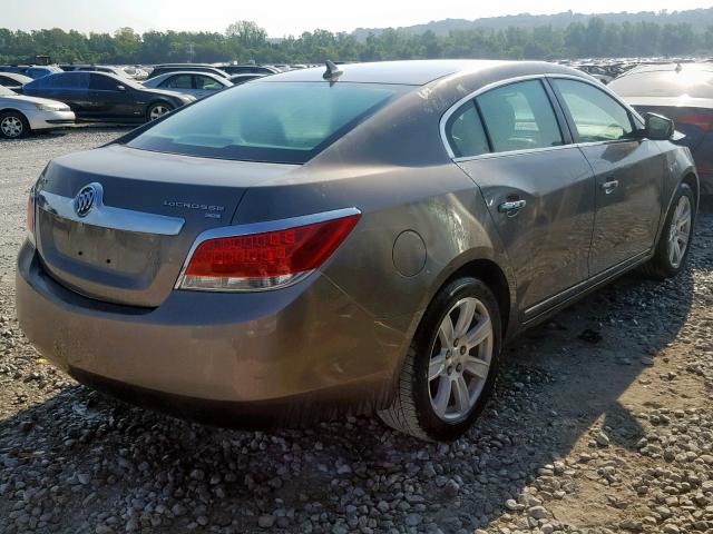 1G4GC5EG7AF278459 - 2010 BUICK LACROSSE C TAN photo 4