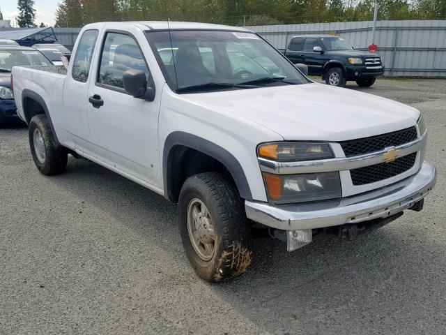 1GCDT199978230504 - 2007 CHEVROLET COLORADO WHITE photo 1