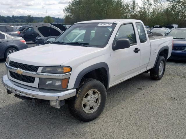 1GCDT199978230504 - 2007 CHEVROLET COLORADO WHITE photo 2