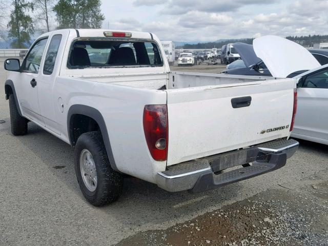 1GCDT199978230504 - 2007 CHEVROLET COLORADO WHITE photo 3