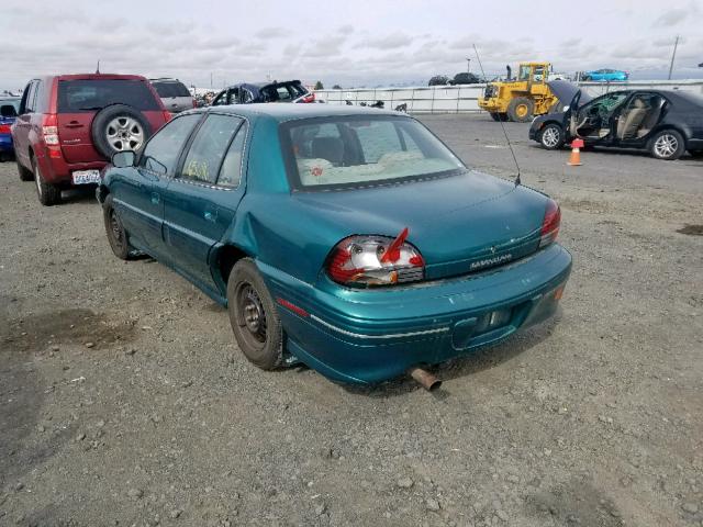 1G2NE52T7VC797739 - 1997 PONTIAC GRAND AM S GREEN photo 3