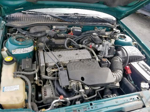 1G2NE52T7VC797739 - 1997 PONTIAC GRAND AM S GREEN photo 7