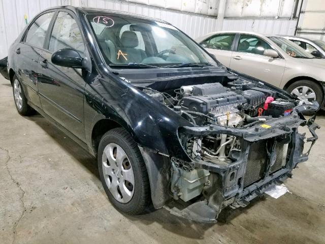 KNAFE222495661520 - 2009 KIA SPECTRA EX BLACK photo 1