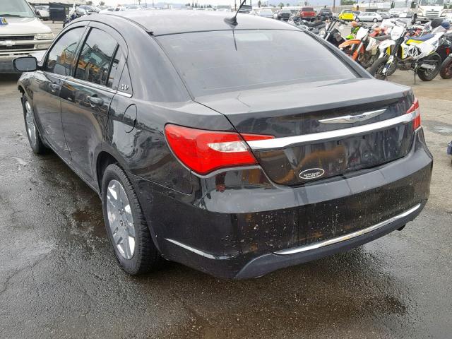 1C3CCBAB0EN142752 - 2014 CHRYSLER 200 LX BLACK photo 3