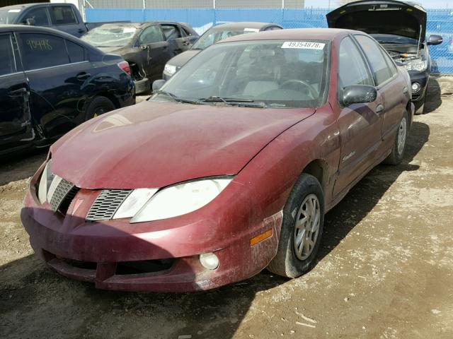 3G2JB52F65S128986 - 2005 PONTIAC SUNFIRE SL RED photo 2