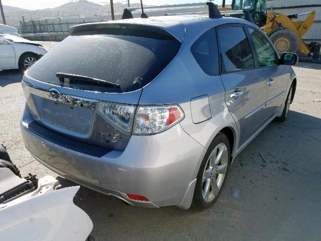 JF1GH636X9G814905 - 2009 SUBARU IMPREZA OU SILVER photo 4